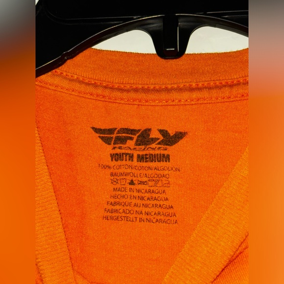 Fly Racing Orange T-Shirt - Picture 3 of 6